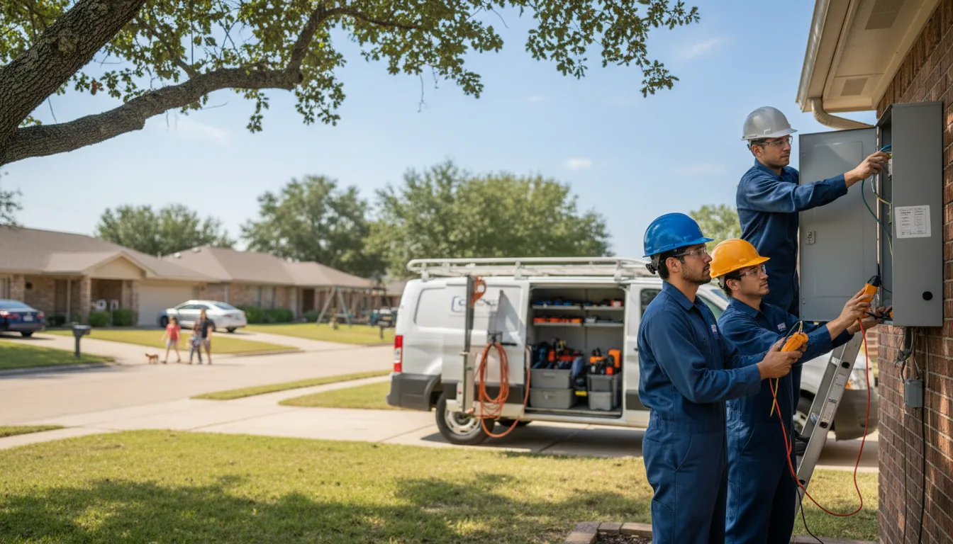 Certified electrician providing emergency electrical services in Pinon Hills, CA